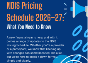NDIS Pricing Schedule 2026–27: What You Need to Know | Trinity Plan ...