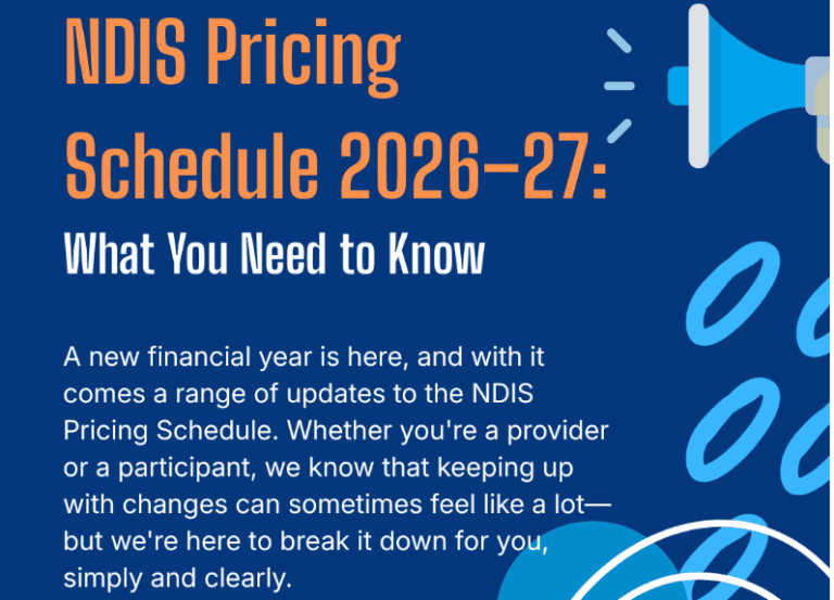 NDIS Pricing Schedule 2026–27: What You Need to Know | Trinity Plan ...
